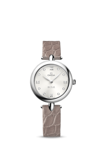 Omega De Ville Prestige Dewdrop Quartz 27.4 Stainless Steel / Silver